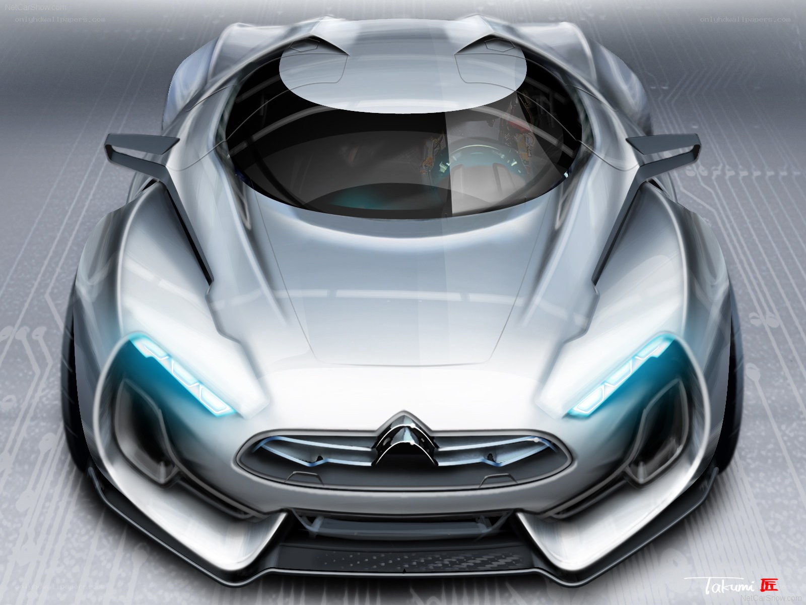 futuristic concept car