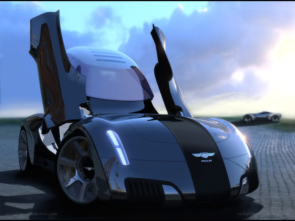 futuristic concept car