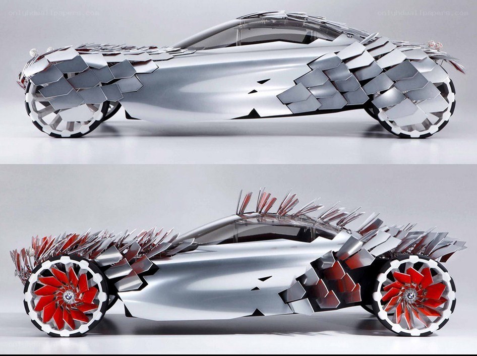 futuristic concept car
