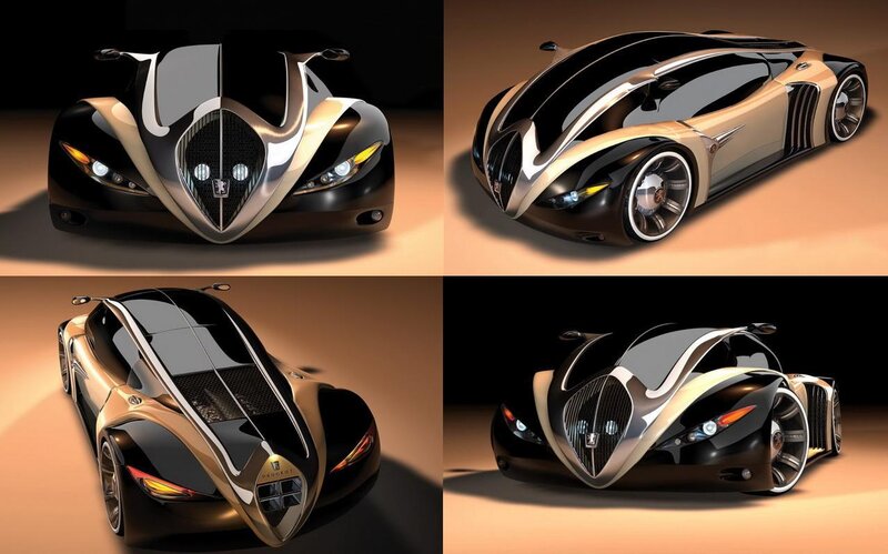 futuristic concept car