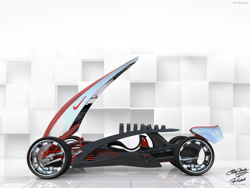 futuristic concept car