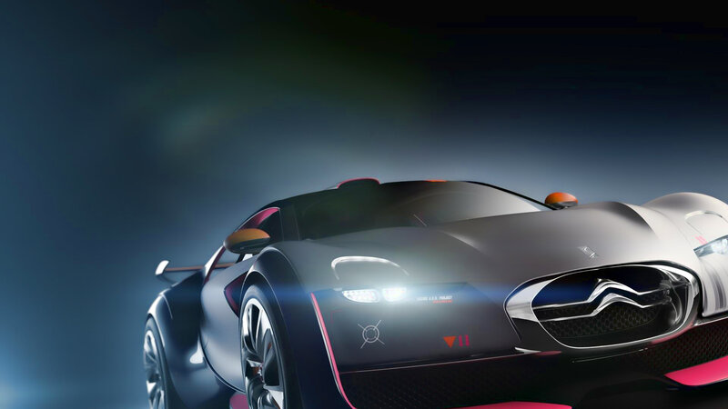 futuristic concept car