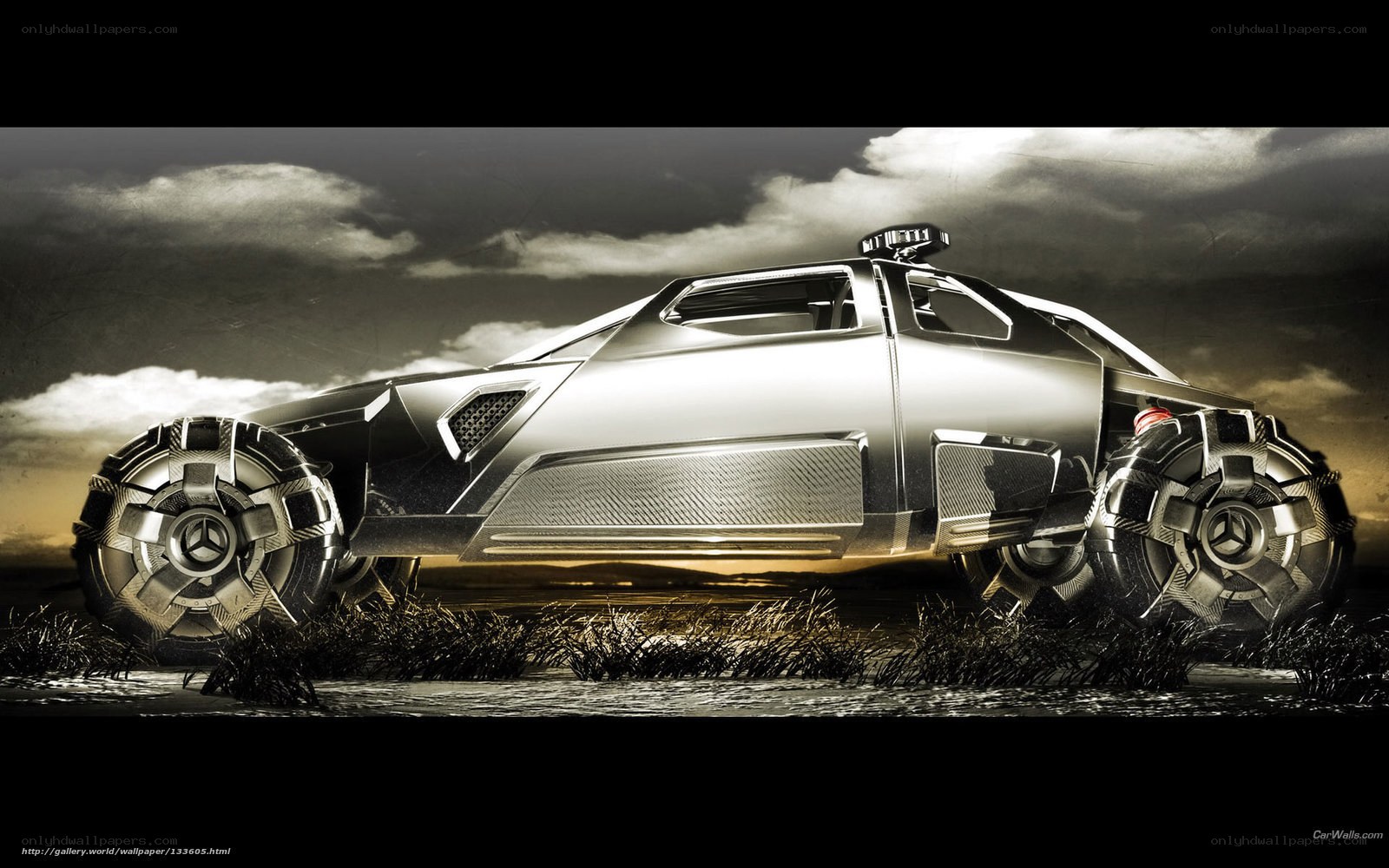 futuristic concept car