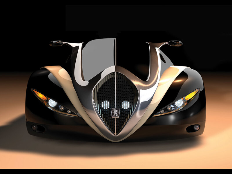 futuristic concept car