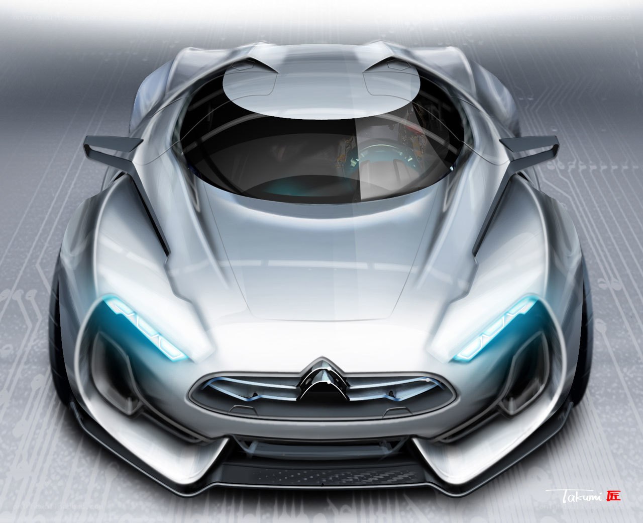futuristic concept car