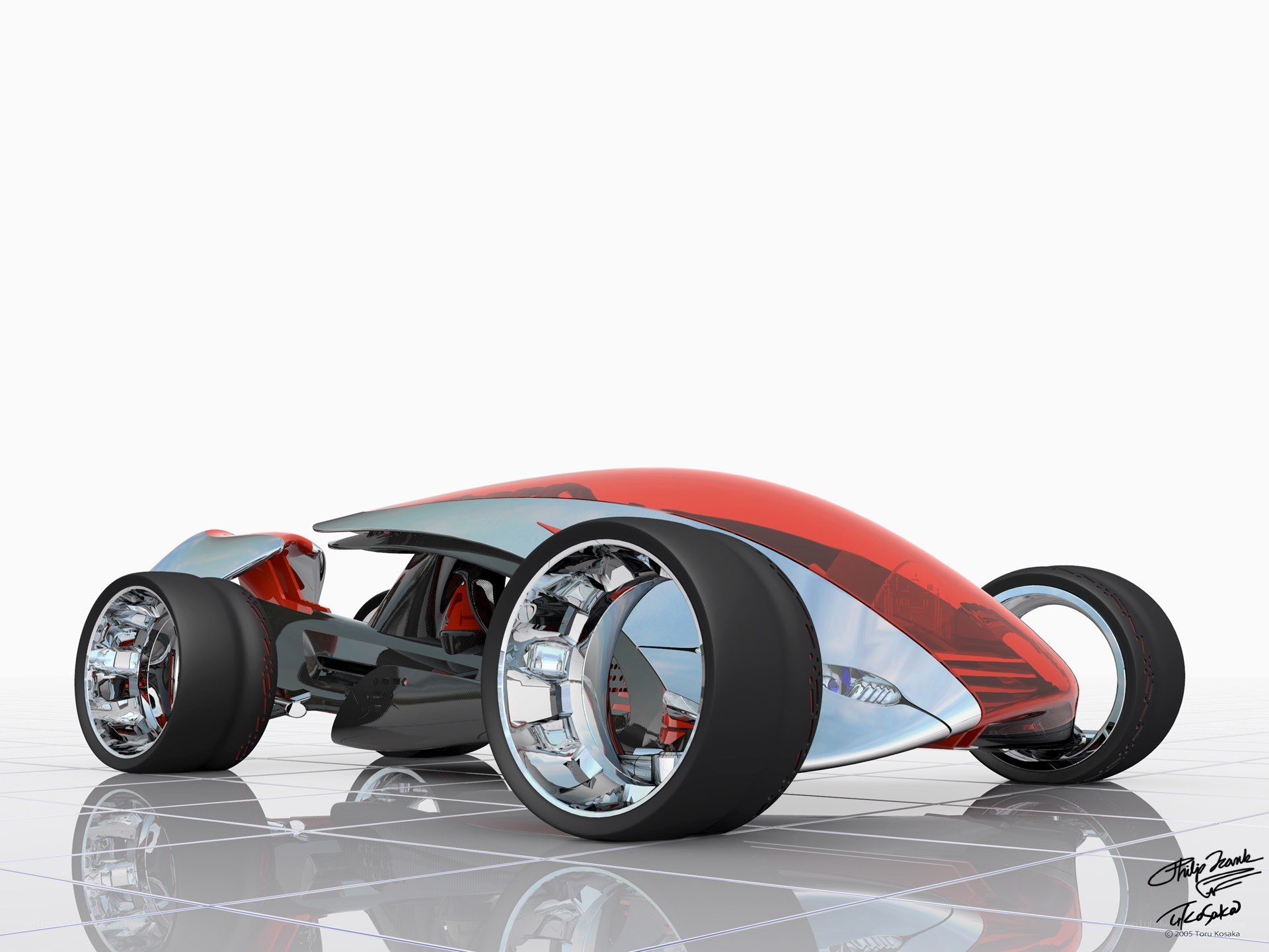futuristic concept car
