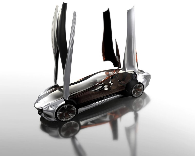 futuristic concept car