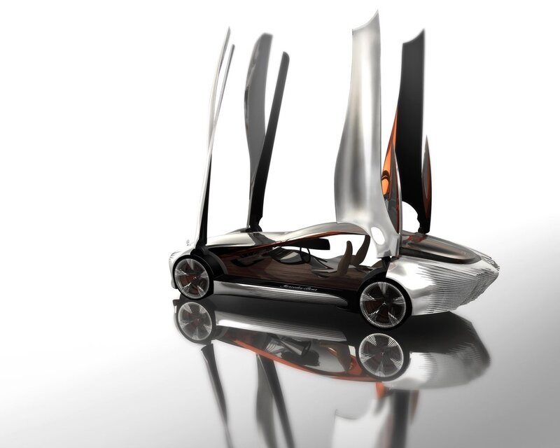 futuristic concept car