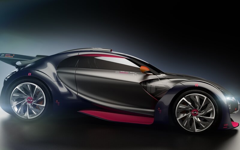 futuristic concept car