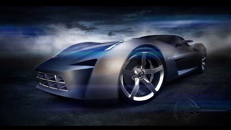 futuristic concept car