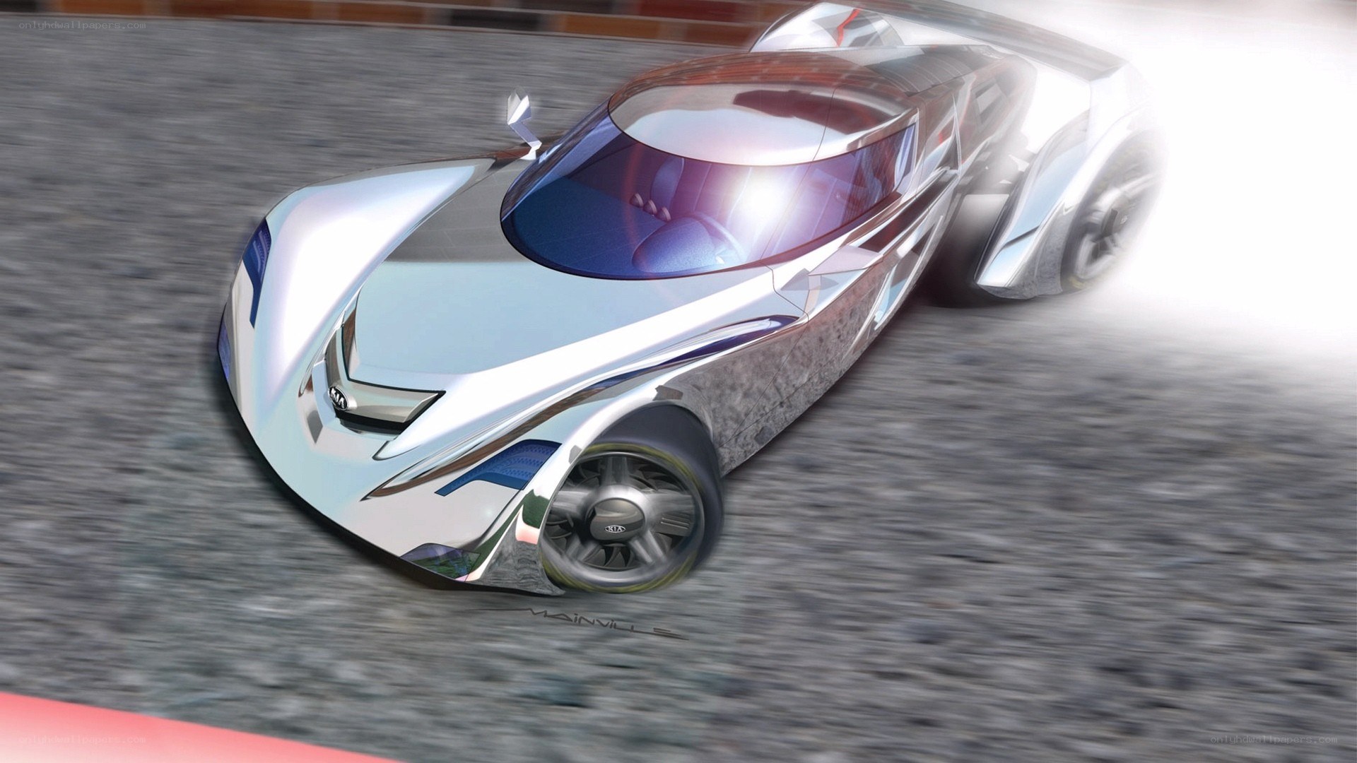 futuristic concept car