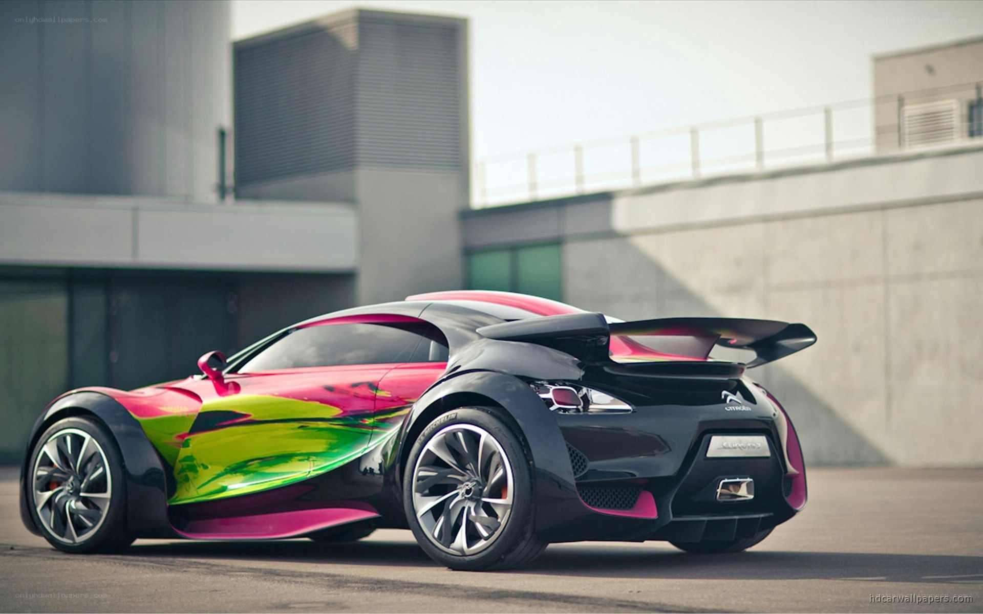 futuristic concept car