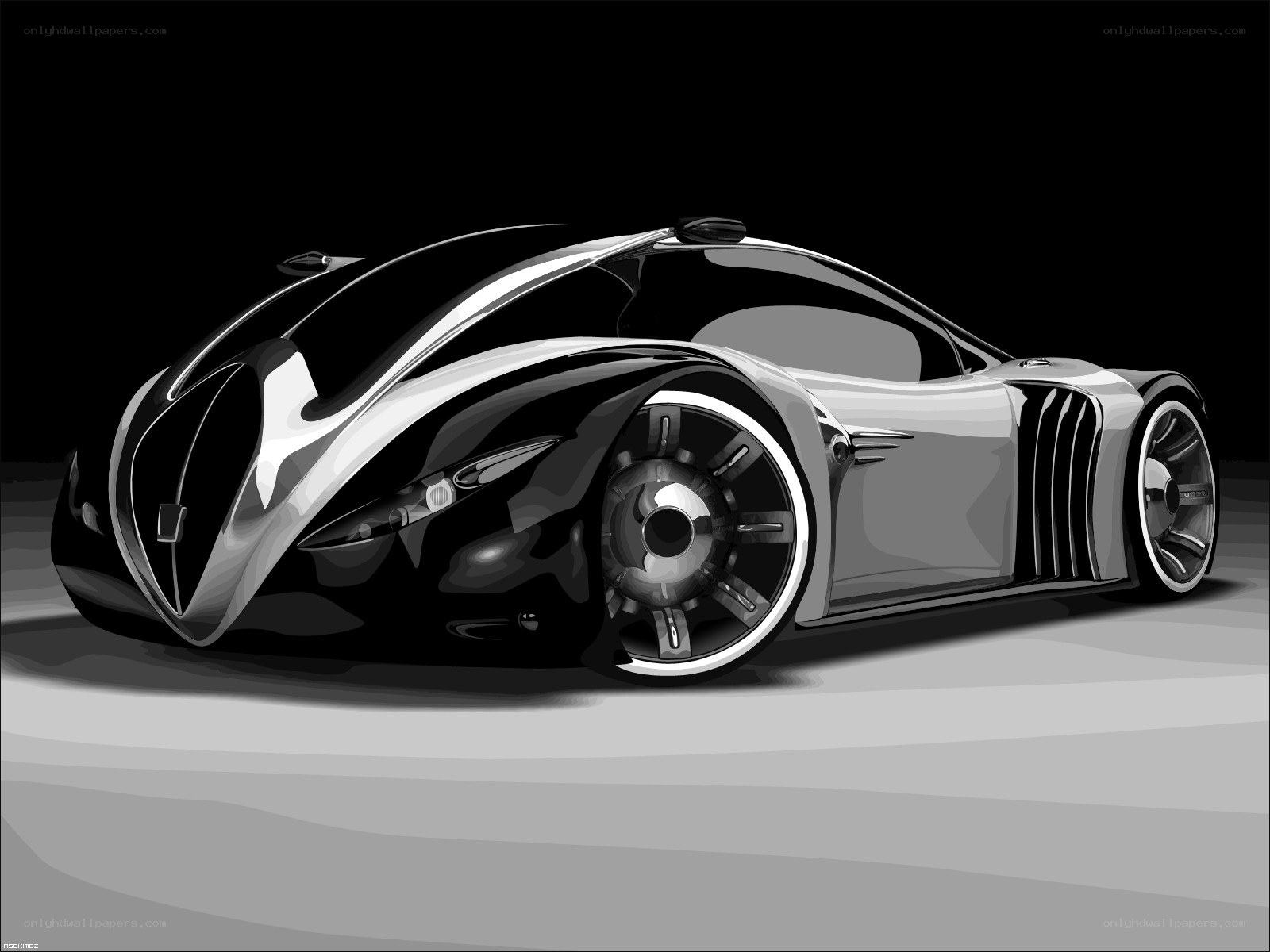 futuristic concept car