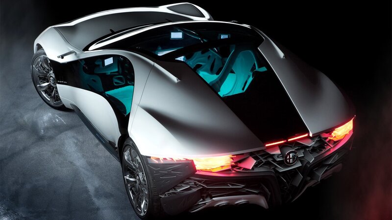 futuristic concept car