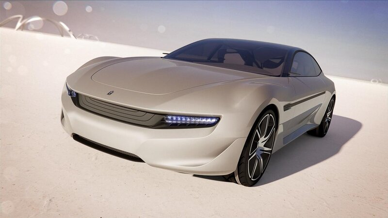 futuristic concept car
