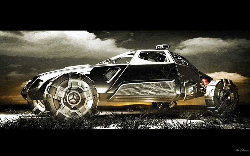 futuristic concept car
