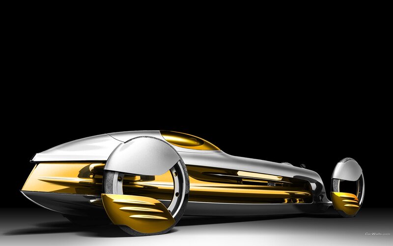 futuristic concept car
