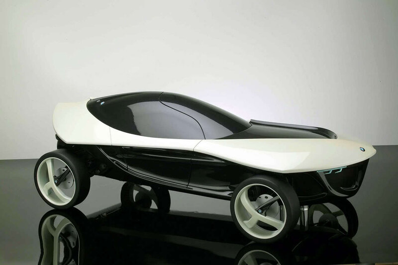 Futuristic Concept Car — Black, Modern, 3d Render, Wheels, Windows