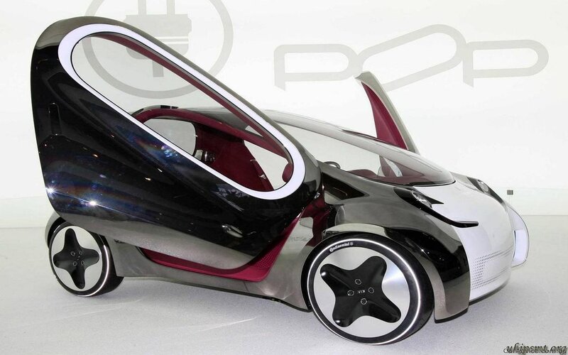 Futuristic Concept Car — Black, Modern, Photograph