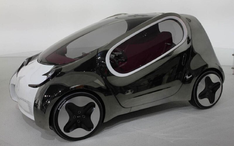 Futuristic Concept Car — Black, Neutral