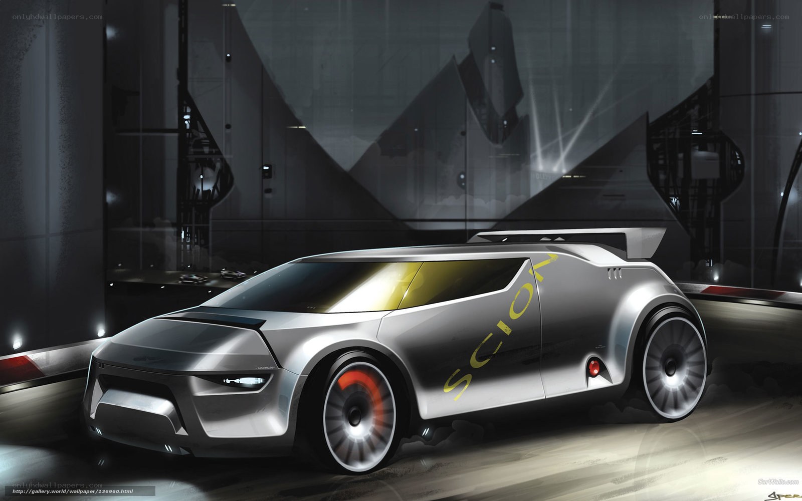 futuristic concept car design