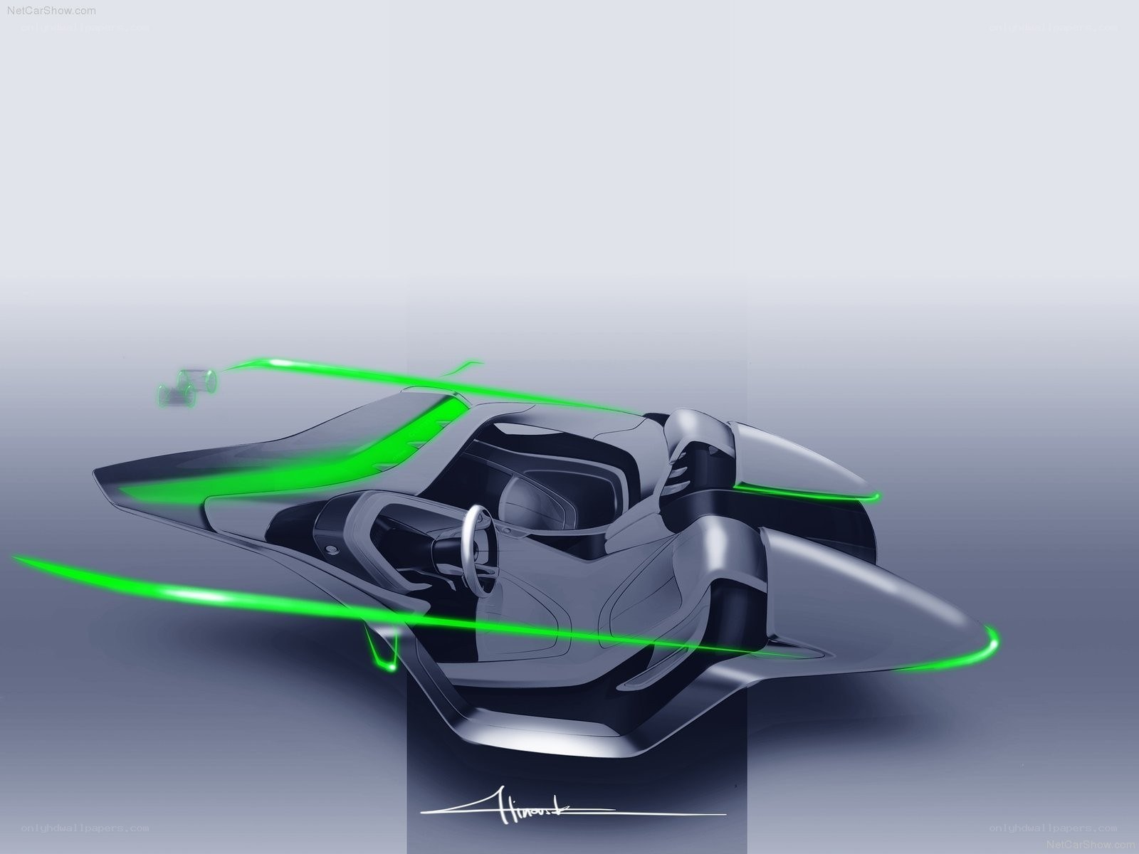 futuristic concept car design