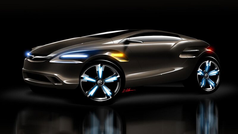 futuristic concept car design