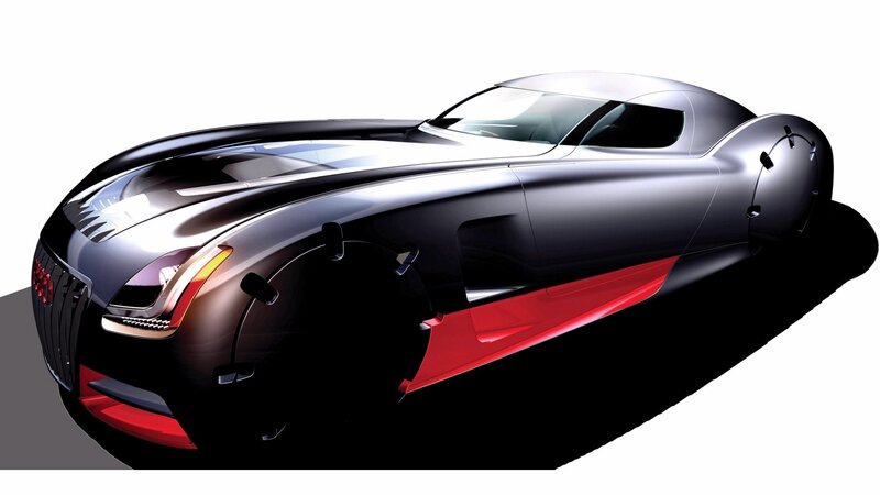 futuristic concept car design