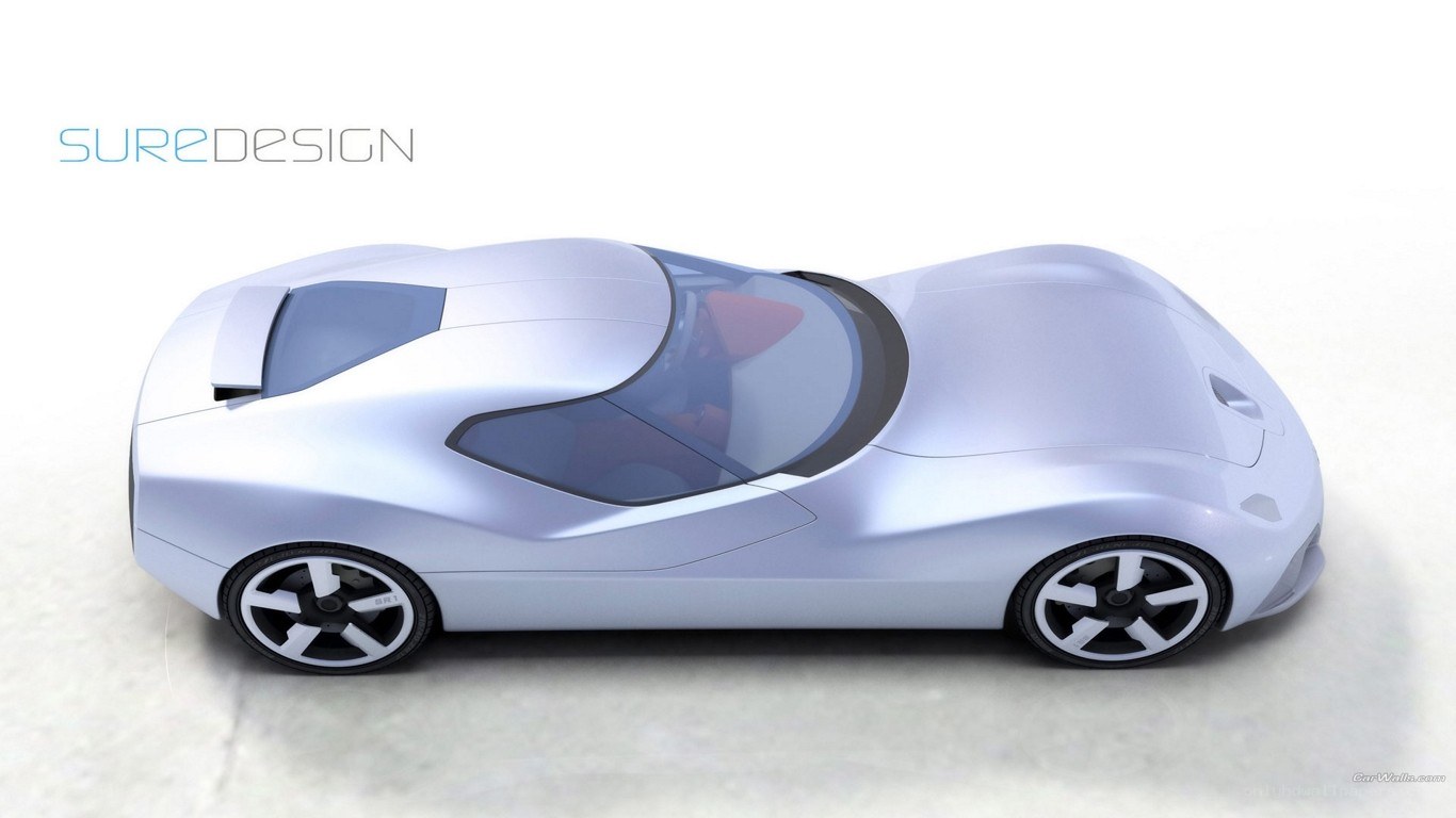 futuristic concept car design