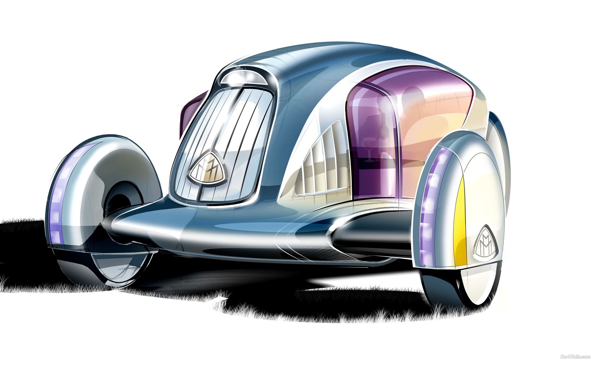 futuristic concept car design