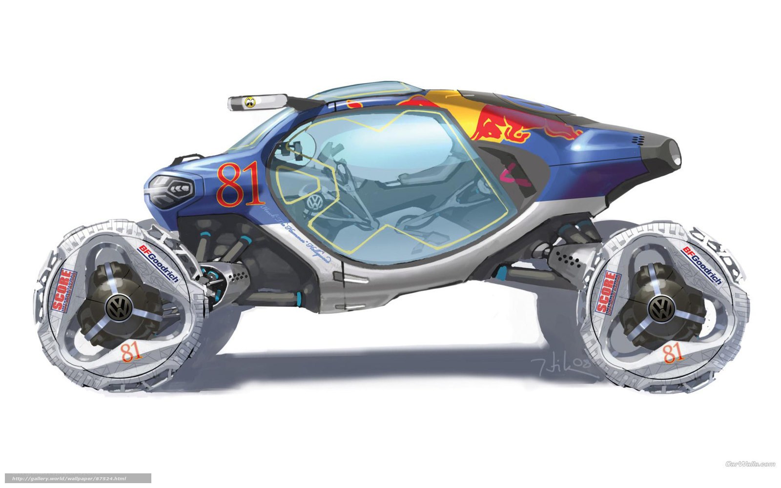 futuristic concept car design