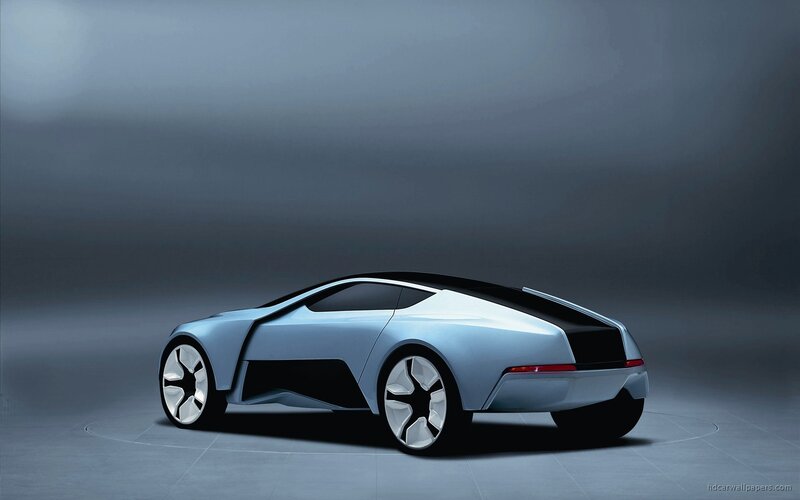 Futuristic Concept Car — Gray, Dramatic, 3d Render, Studio Lighting