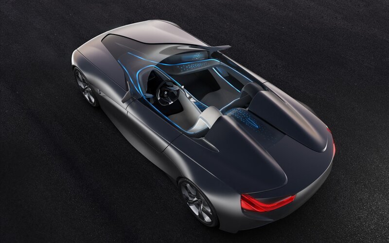 Futuristic Concept Car — Gray, Sleek, 3d Render