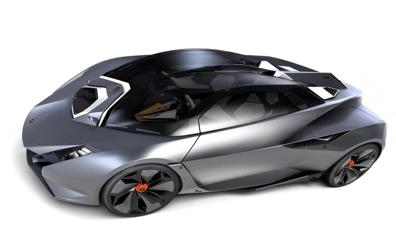 Futuristic Concept Car — Gray, Sleek, 3d Render, Wheel