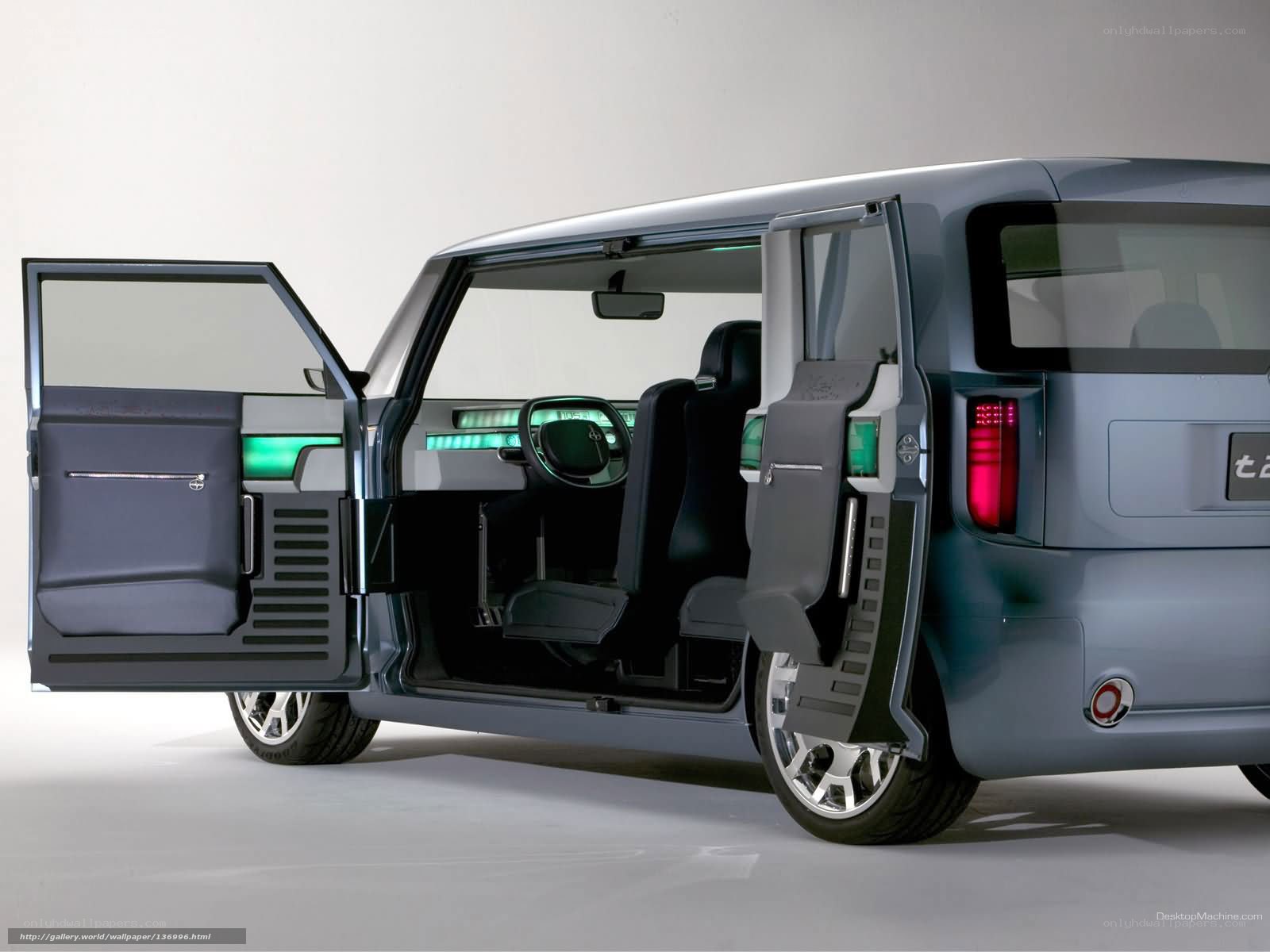 futuristic concept car interior
