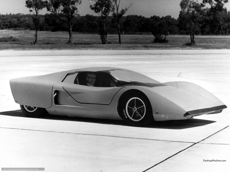 futuristic concept car prototype