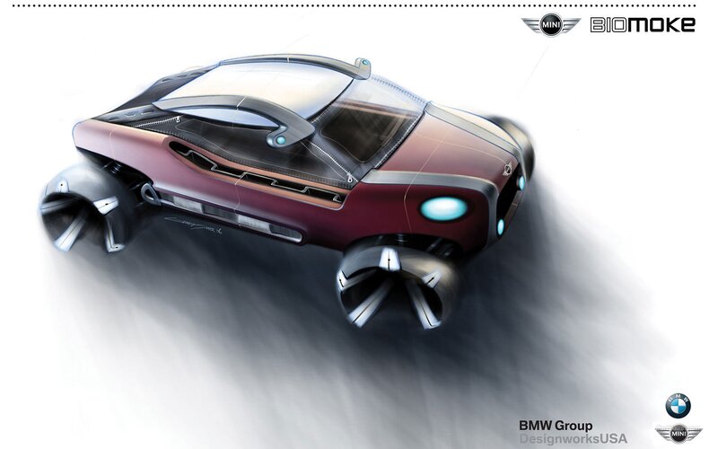 Futuristic Concept Car — Red, Dramatic, Digital Art, Design Sketch