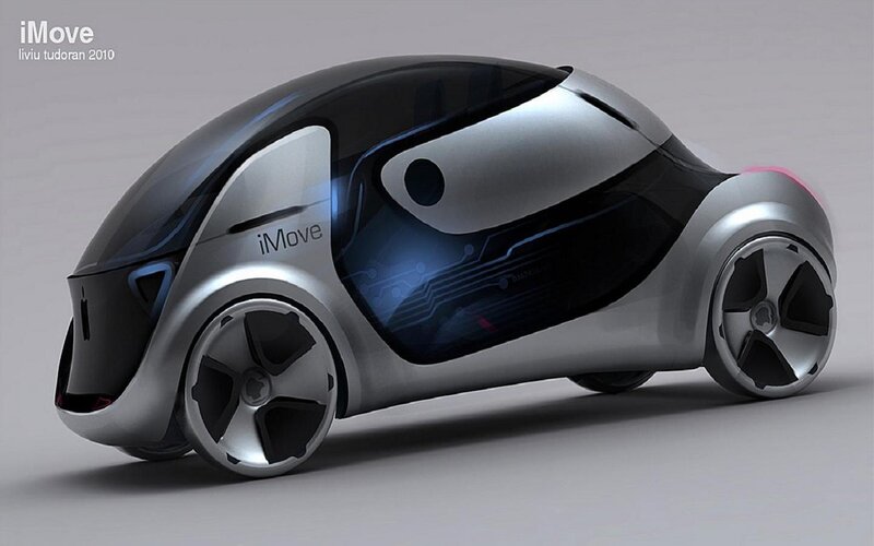 Futuristic Concept Car — Silver, Digital Art, Wheels