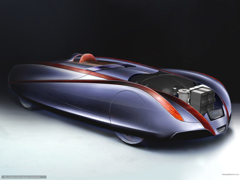 Futuristic Concept Car — Silver, Dramatic, Digital Art, Open Cockpit
