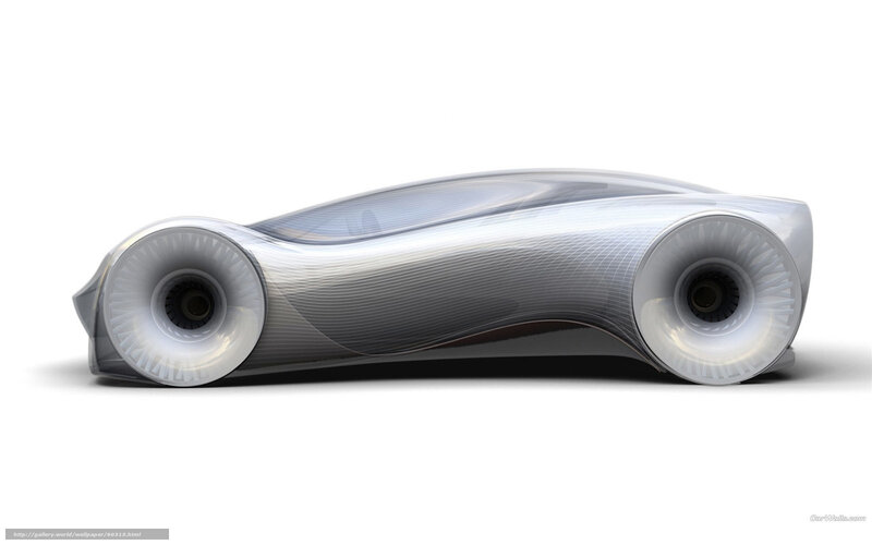Futuristic Concept Car — Silver, Sleek, 3d Render, Wheels, Windows, Body