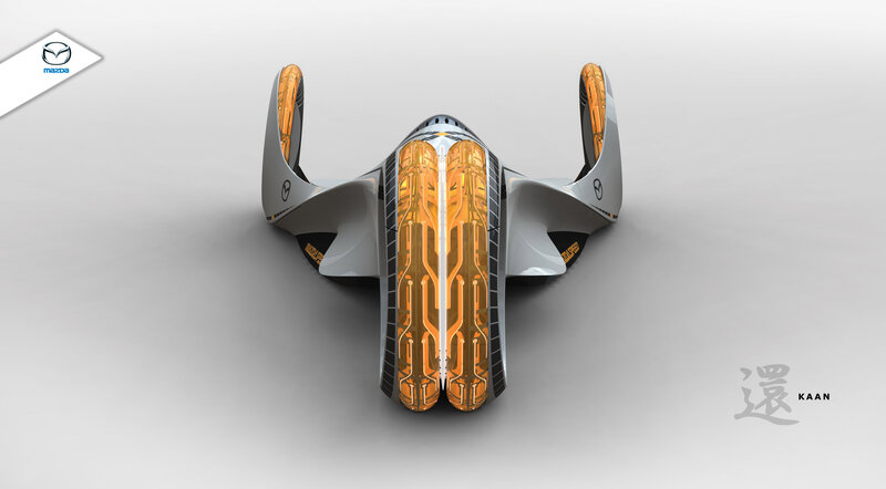 Futuristic Concept Car — White, Sleek, Futuristic, 3d Render, Logo