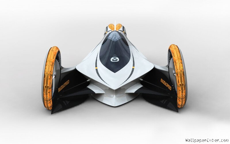 Futuristic Concept Car — White, Sleek, Futuristic, 3d Render, Wheels