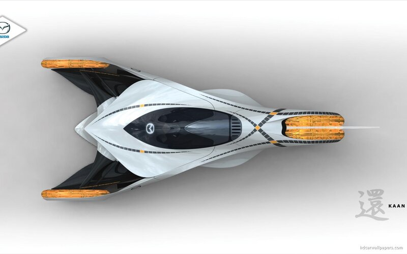 Futuristic Concept Car — White, Sleek, Futuristic, 3d Render, Wings