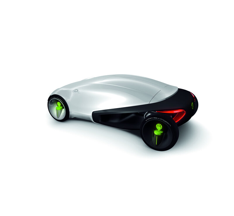 Futuristic Concept Car — White, Sleek, Modern, 3d Render