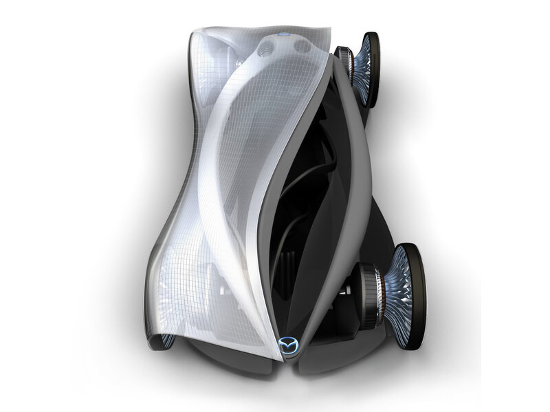 Futuristic Concept Car — White, Sleek, Modern