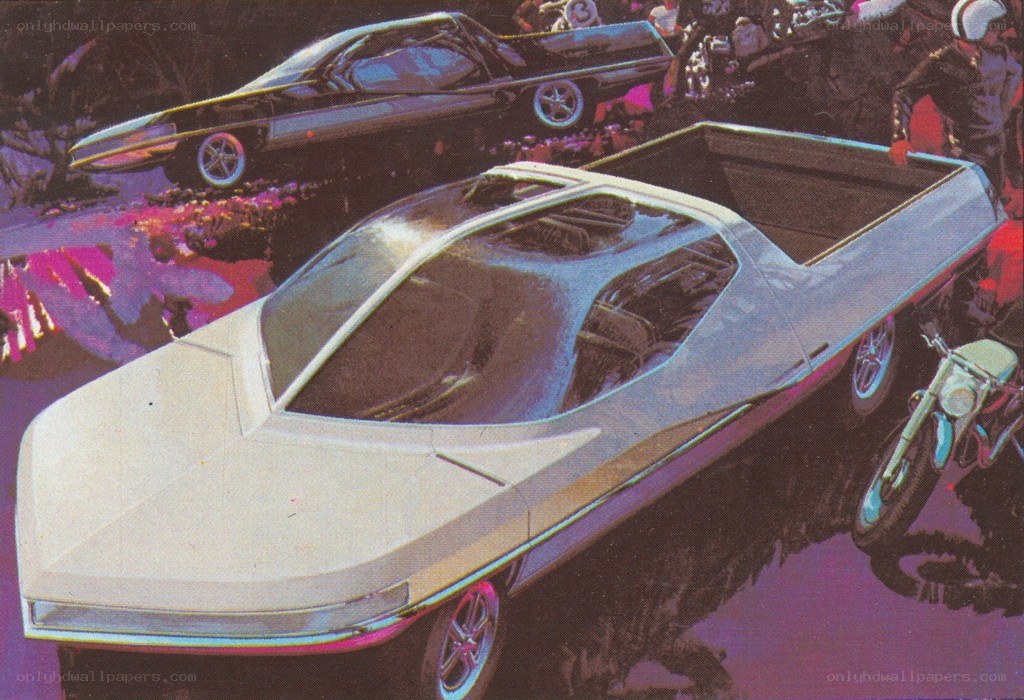Futuristic concept cars