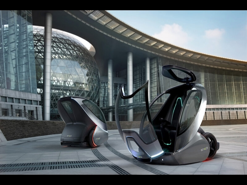 Futuristic Concept Cars — Gray