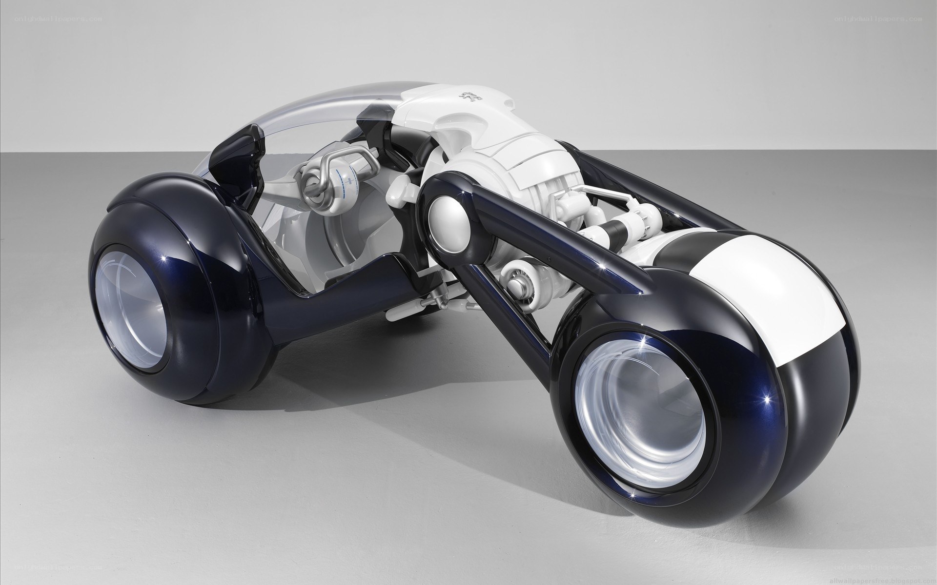 futuristic concept motorcycle
