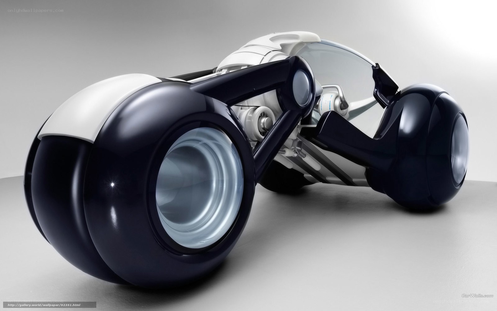futuristic concept motorcycle