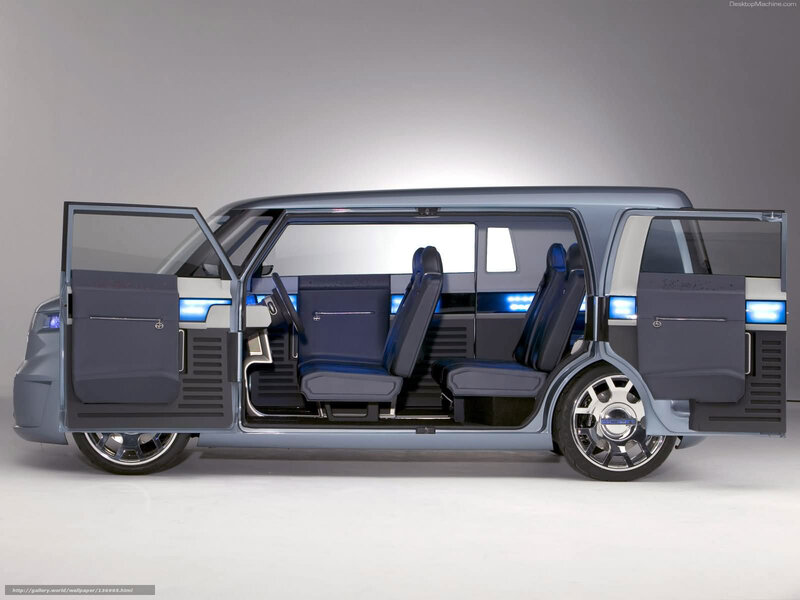 futuristic concept van interior
